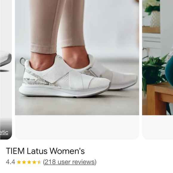 Tiem Latus white sneakers 
No laces, Velcro 
Size 7
New - Picture 4 of 5